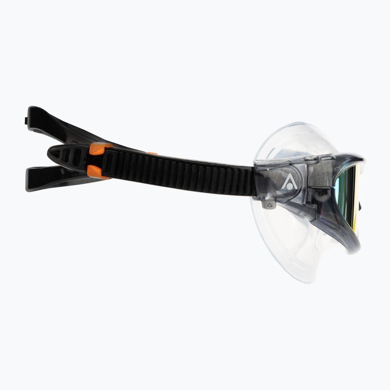 Aquasphere Vista Pro dunkelgrau/schwarz/spiegelorange Titan-Schwimmmaske MS5591201LMO 3