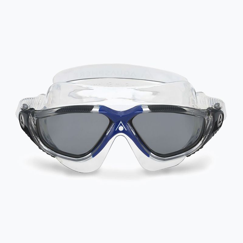 Aquasphere Vista transparent/dunkelgrau/rauchfarben Schwimmmaske MS5600012LD 6