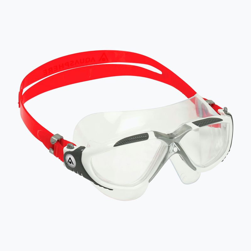 Schwimmmaske Aquasphere Vista white/red/clear 4