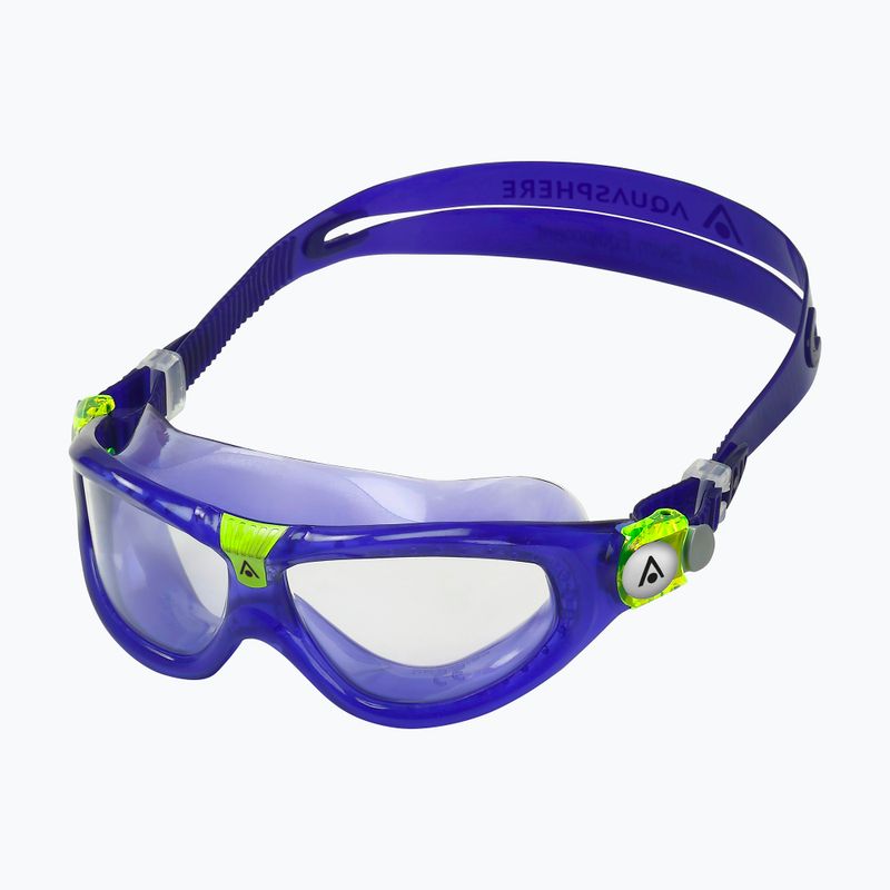 Aquasphere Seal Kid 2 rot/lila/limone Kinderschwimmmaske 3