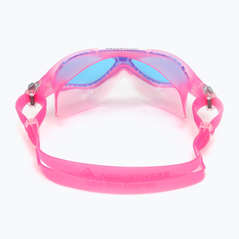 Aquasphere Vista Kinderschwimmmaske rosa/weiß/blau MS5630209LB 8
