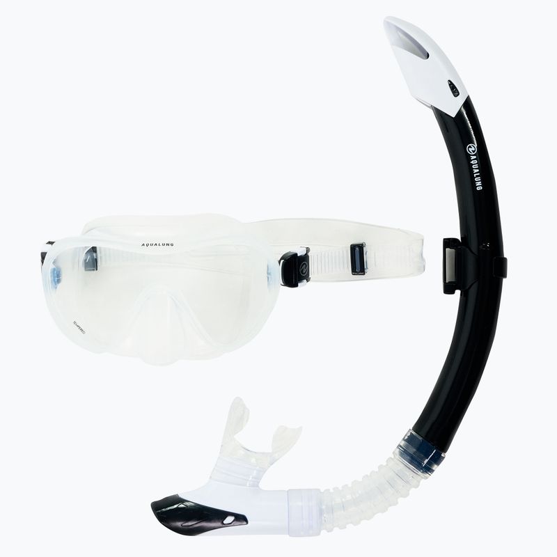 Aqualung Combo Nabul Schnorchelmaske + Schnorchel Silber/Spiegel Kit
