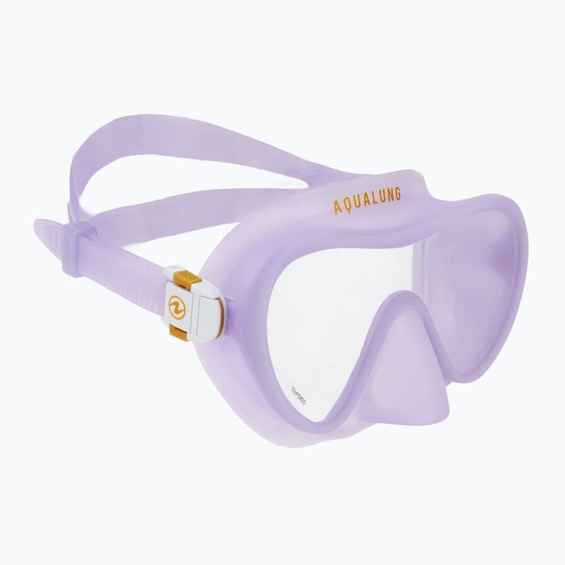 Aqualung Nabul Schnorchelset Maske + Schnorchel + Flossen transluzent lila 2