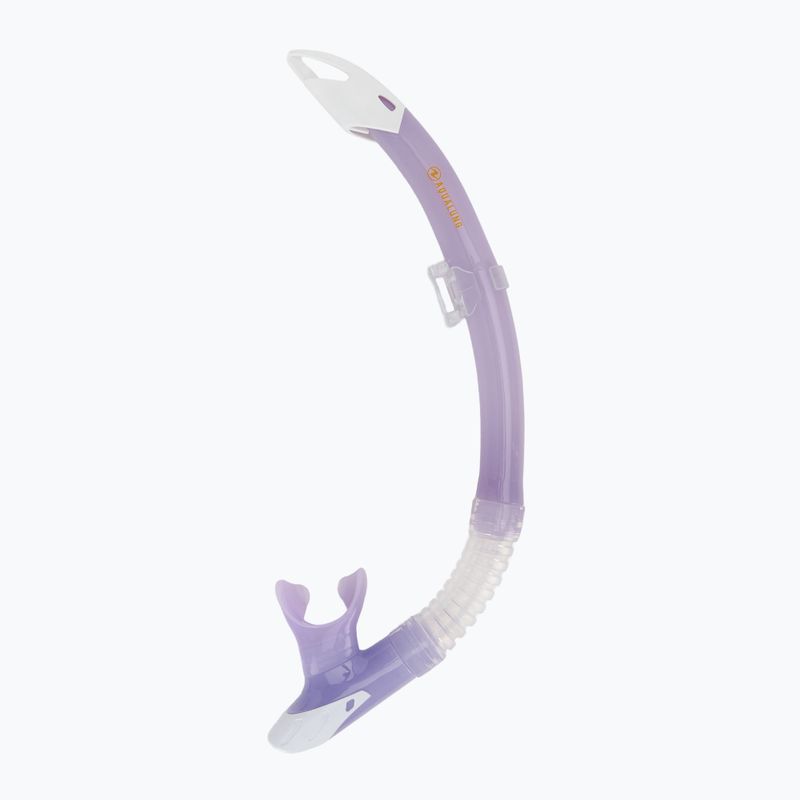 Aqualung Nabul Schnorchelset Maske + Schnorchel + Flossen transluzent lila 6