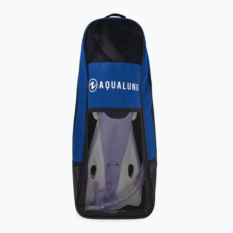 Aqualung Nabul Schnorchelset Maske + Schnorchel + Flossen transluzent lila 13