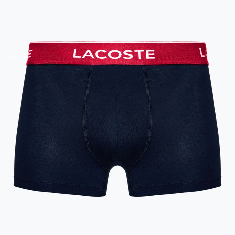 Lacoste Boxershorts 5H3401 3 Paar marineblau/grün/rot/navy 4