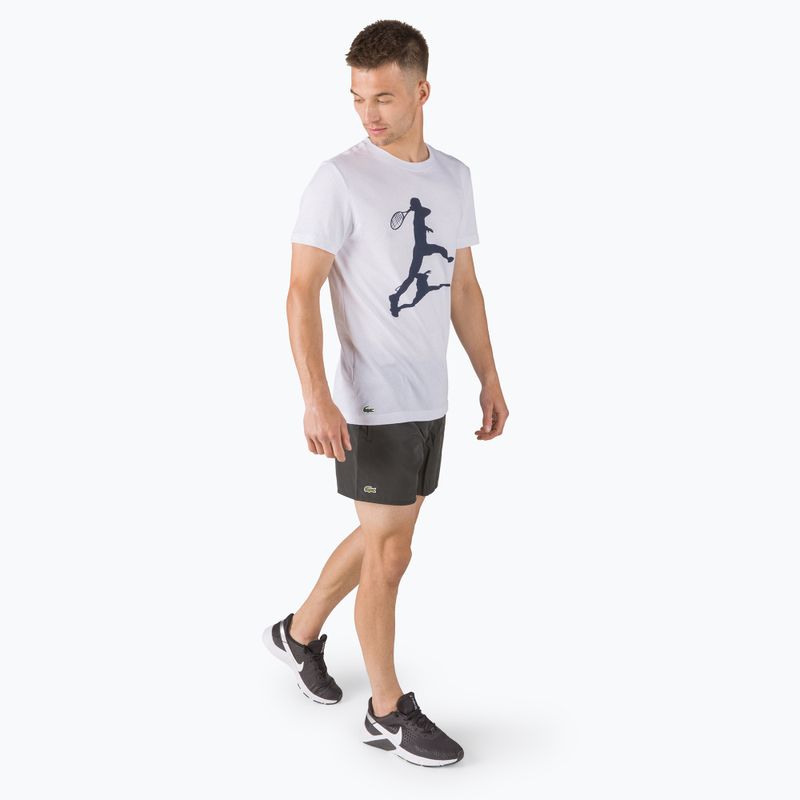 Lacoste T-Shirt + Mütze + Baumwolltasche Set weiß TH6661 2