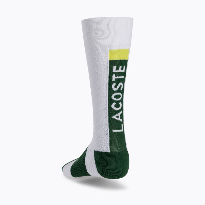 Lacoste Compression Zones Lange Tennissocken weiß RA4181 BFH 3