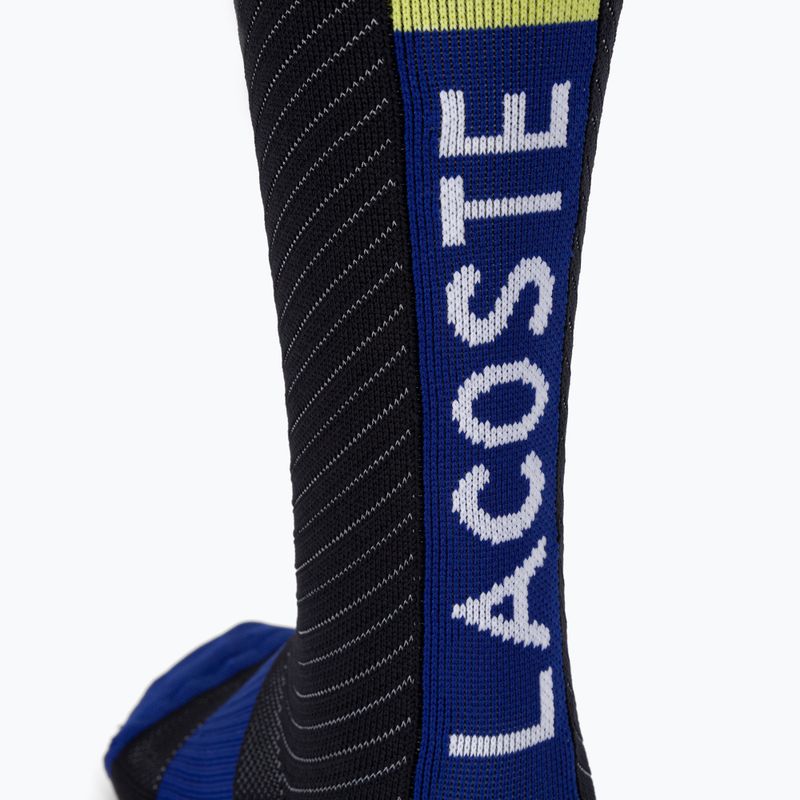 Lacoste Compression Zones Lange Tennissocken schwarz RA4181 3