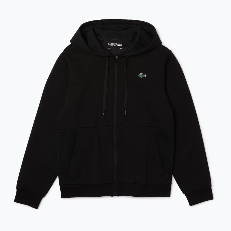 Lacoste Herren Tennis Sweatshirt schwarz SH9676 6