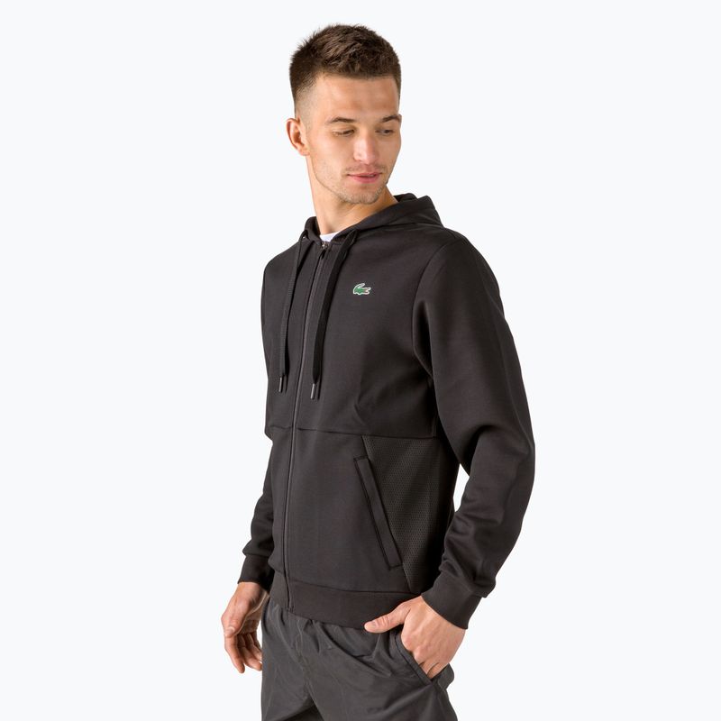 Lacoste Herren Tennis Sweatshirt schwarz SH9676