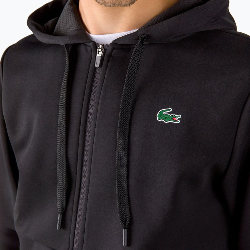 Lacoste Herren Tennis Sweatshirt schwarz SH9676 5