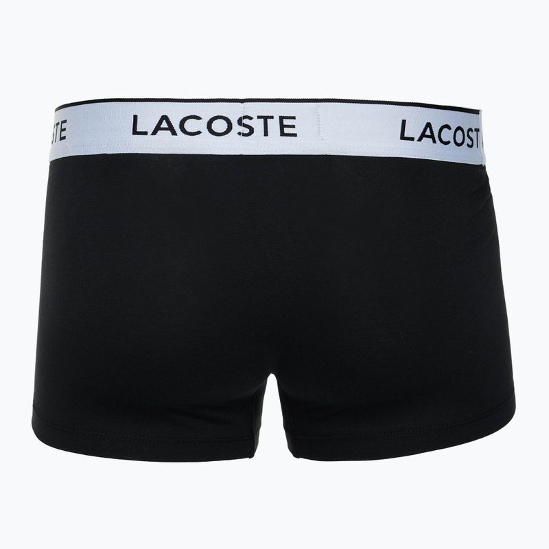 Lacoste Herren Boxershorts 5H8385 3 Paar schwarz 3