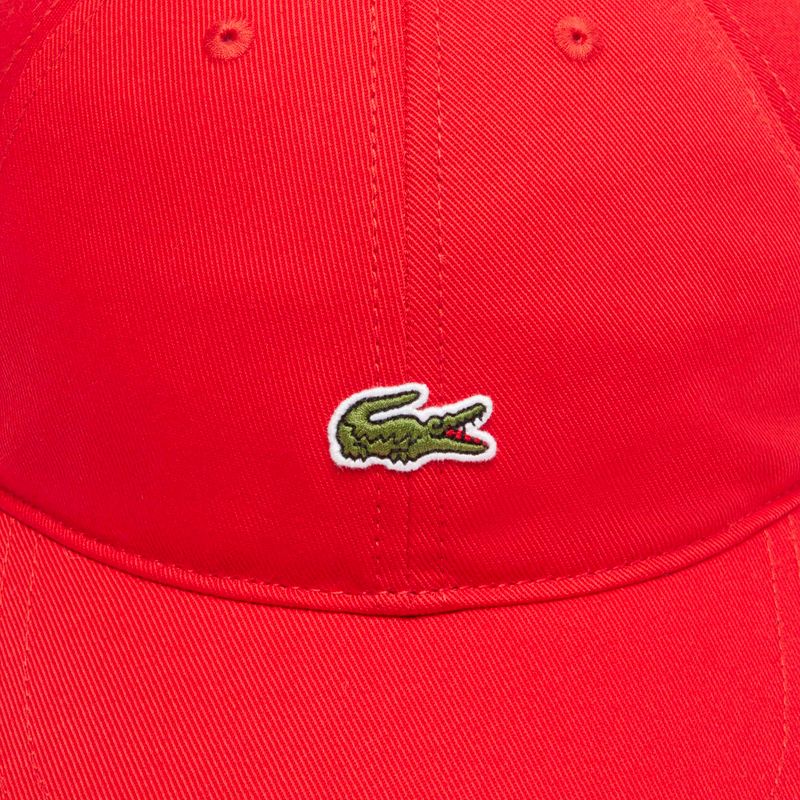 Lacoste Baseballkappe RK0491 rot 4