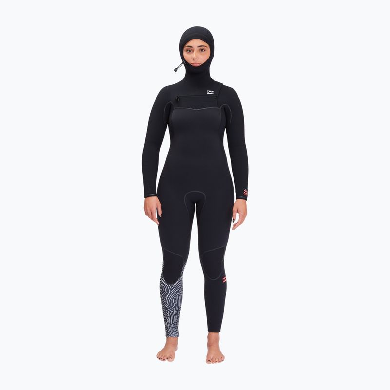 Neoprenanzug für Frauen Billabong 5/4 Furnace Comp Hooded midnight trails