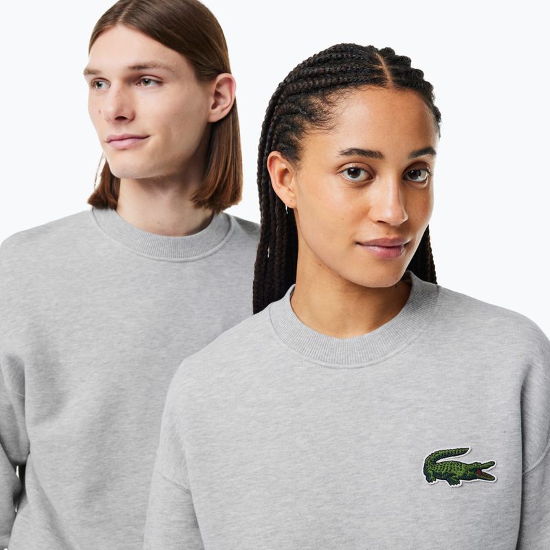 Sweatshirt Hoodie Lacoste SH6405 silver chine 3