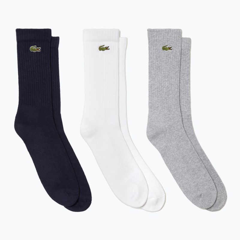 Socken Lacoste RA4182 3 Paar silver chine/white/navy blue