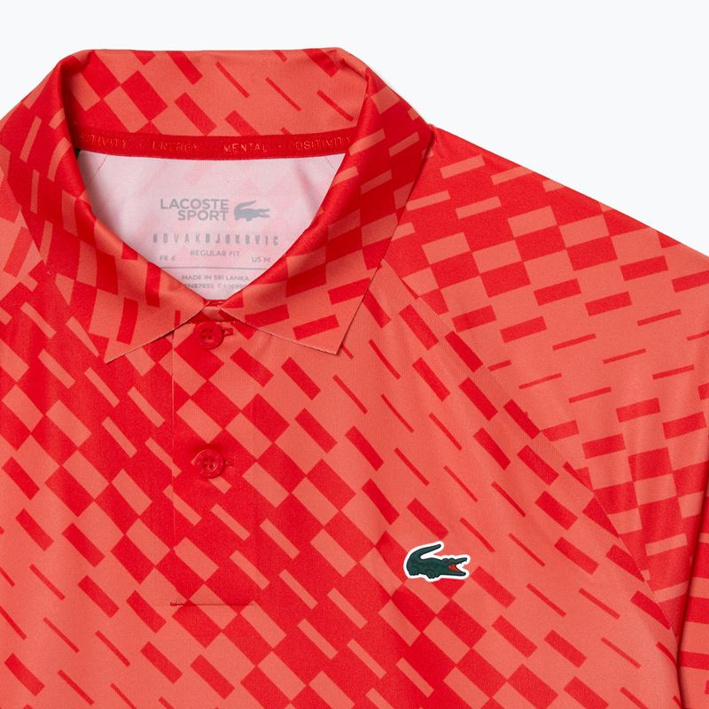 Lacoste Herren Tennis Poloshirt rot DH5177 5