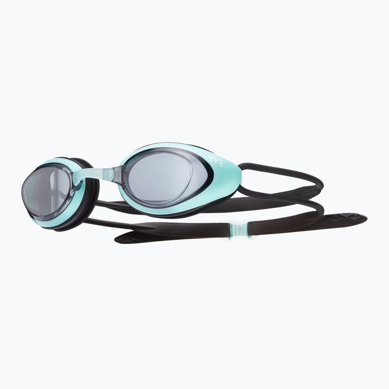 Schwimmbrille Damen TYR Blackhawk Racing smoke/mint/black