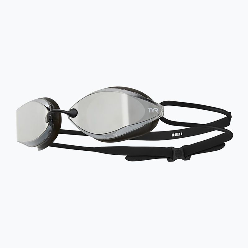 Schwimmbrille TYR Tracer-X Racing Mirrored schwarz-silber LGTRXM_43 6