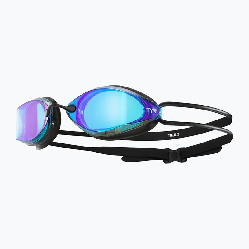 Schwimmbrille TYR Tracer-X Racing Mirrored schwarz-blau LGTRXM_422 6