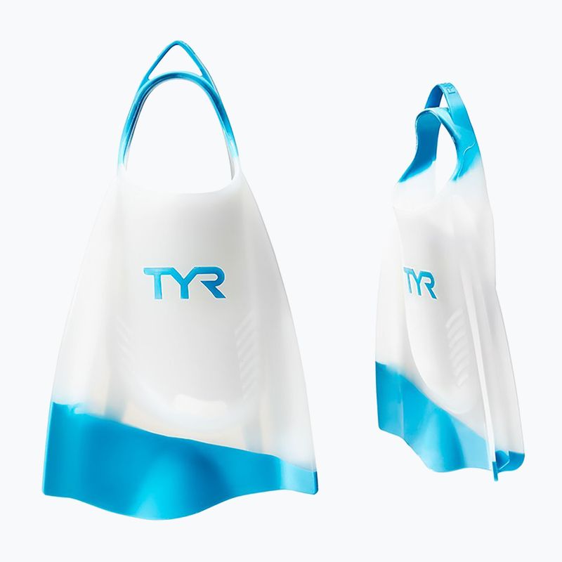 Tauchflossen TYR Hydroblade weiß-blau LFHYD 5