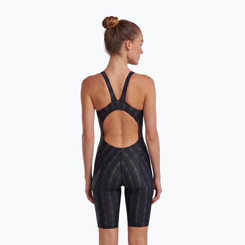 Damen-Einteiler Badeanzug TYR Fusion 2 Aerofit Shortjohn black 2