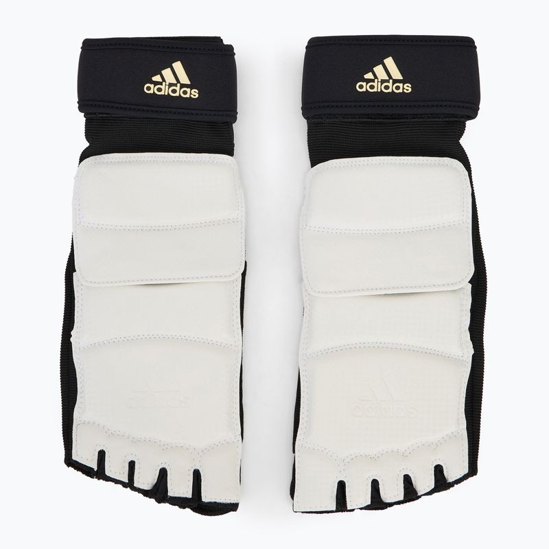 Fußschützer für Teakwondo adidas WT weiß/ schwarz 3