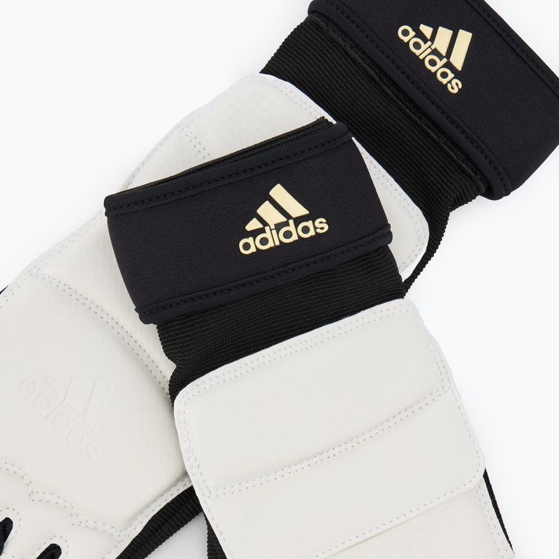 Fußschützer für Teakwondo adidas WT weiß/ schwarz 5