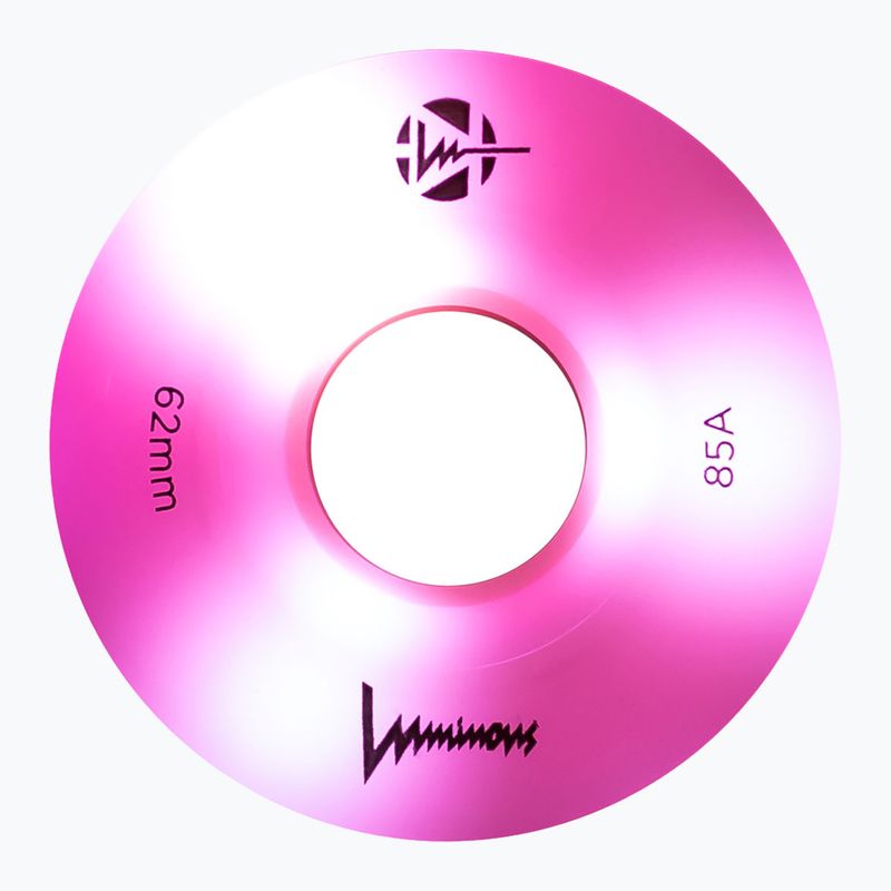 Inlinerrollen FR Skates Luminous Led Quad Wheel 62mm/85A Sixies 6LED X4 flamingo 4