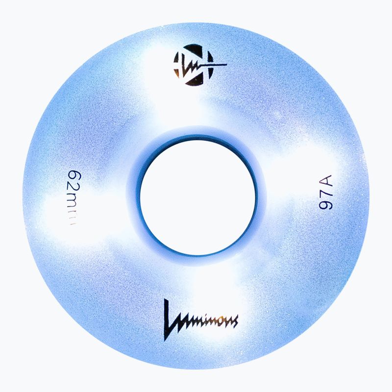 Inlinerrollen FR Skates Luminous Led Quad Wheel 62mm/97A X4 white pearl 4
