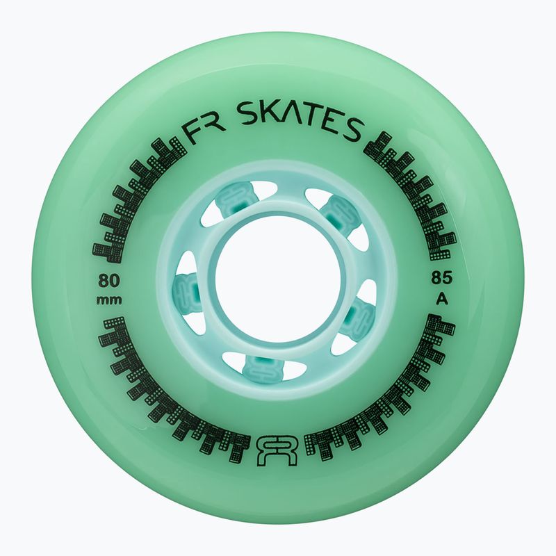 Inlinerrollen FR Skates Downtown Wheel 80mm/85A X4 mint/mint 3