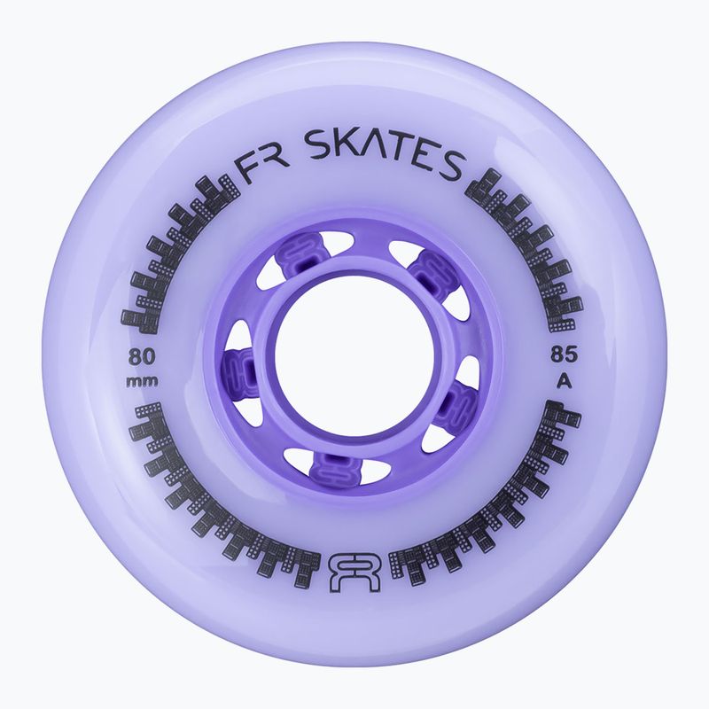 Inlinerrollen FR Skates Downtown Wheel 80mm/85A X4 light purple/purple 3