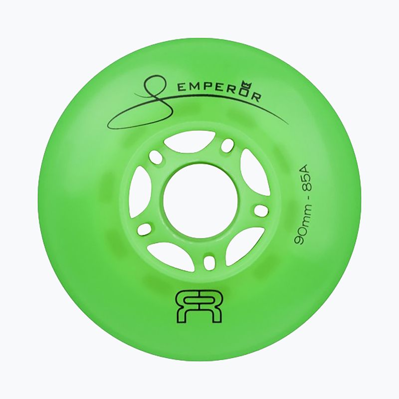 Inlinerrollen FR Skates Downtown Wheel 90mm/85A Emperor X4 green 2