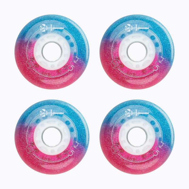 Inlinerrollen Luminous Led Wheels Duo 80mm/85A X4 galaxy/purple 2
