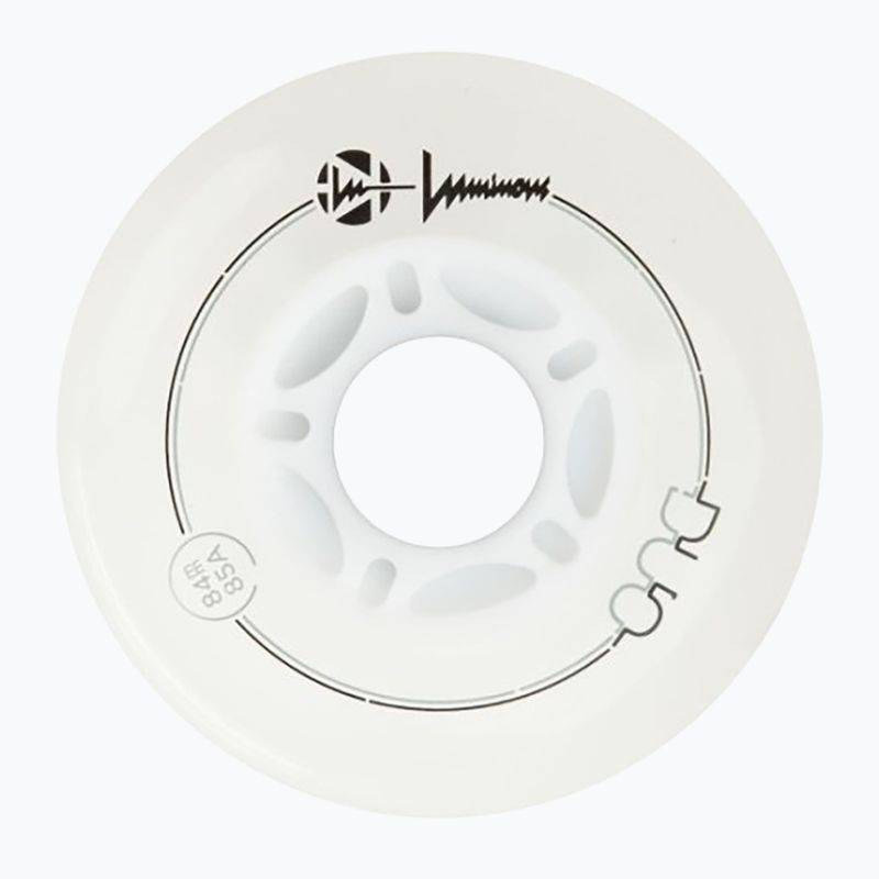 Inlinerrollen Luminous Led Wheels Duo 84mm/85A X4 white/red 3