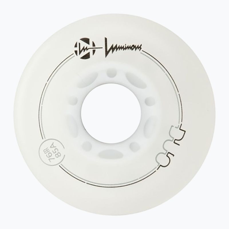 Inlinerrollen Luminous Led Wheels Duo 76mm/85A X4 white/red 3