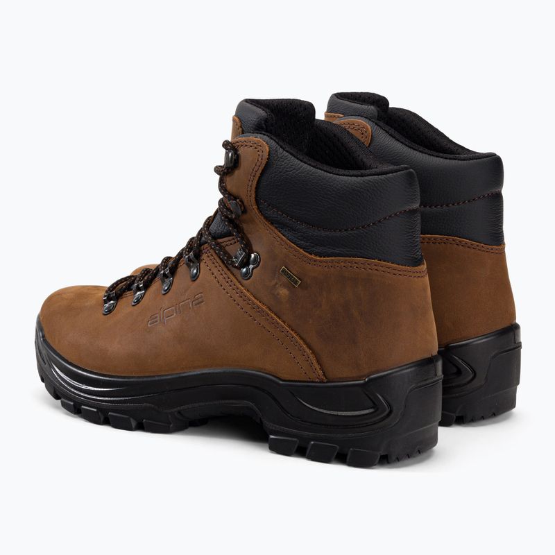 Herren-Trekkingstiefel Alpina Tundra brown 3