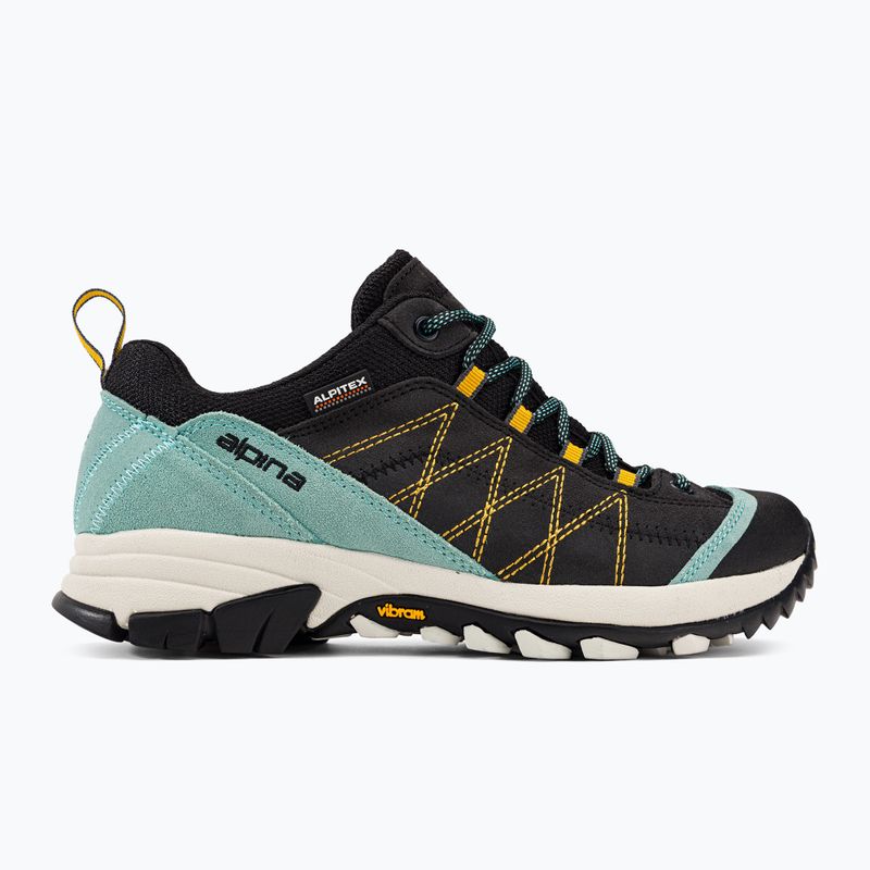 Damen-Trekkingschuhe Alpina Glacia opal blue/black 2