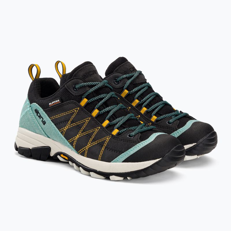 Damen-Trekkingschuhe Alpina Glacia opal blue/black 4