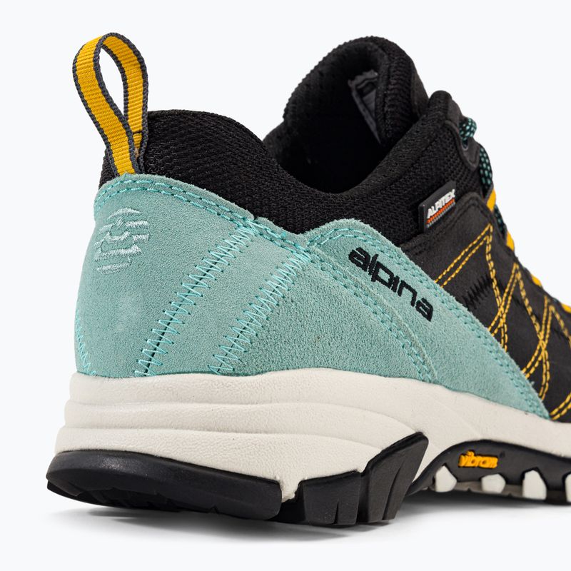 Damen-Trekkingschuhe Alpina Glacia opal blue/black 9