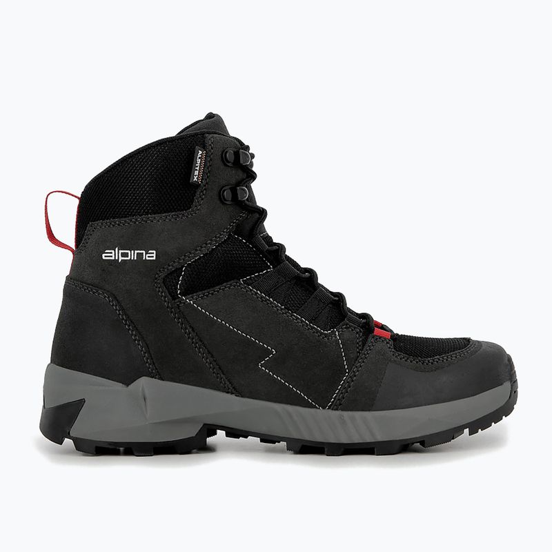 Herren-Trekkingstiefel Alpina Tracker Mid black/grey 11