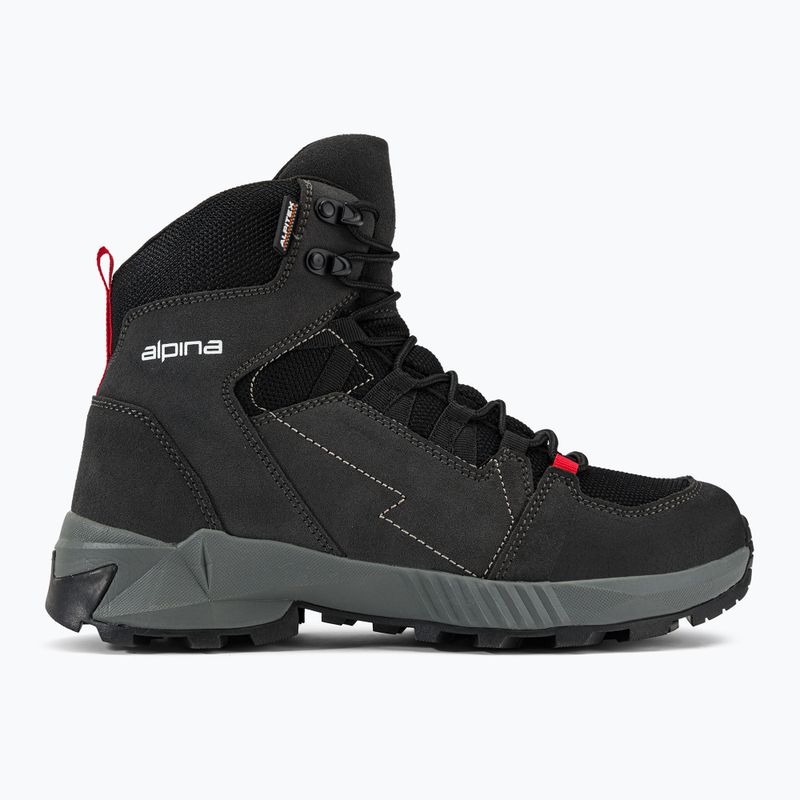 Herren-Trekkingstiefel Alpina Tracker Mid black/grey 2
