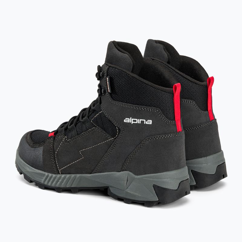 Herren-Trekkingstiefel Alpina Tracker Mid black/grey 3