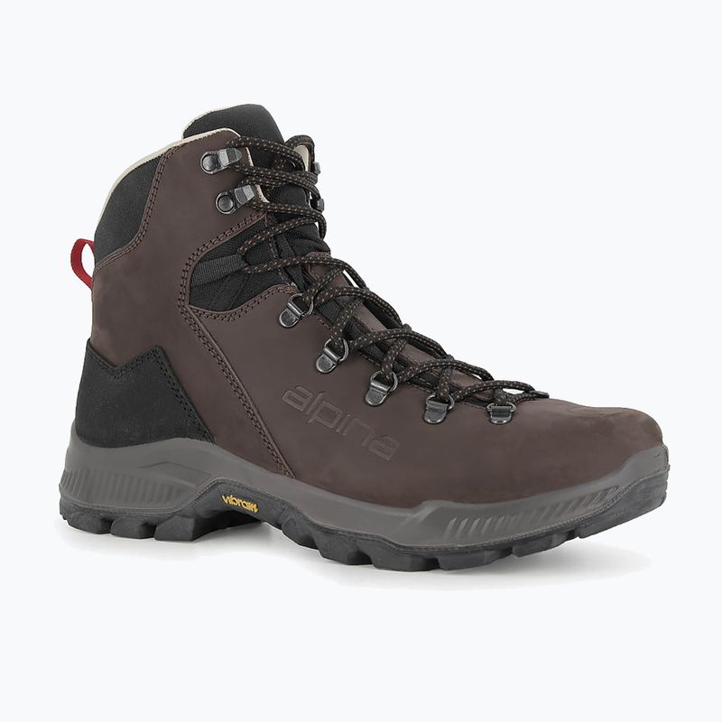 Damen-Trekkingstiefel Alpina Prima Mid dunkelbraun 12