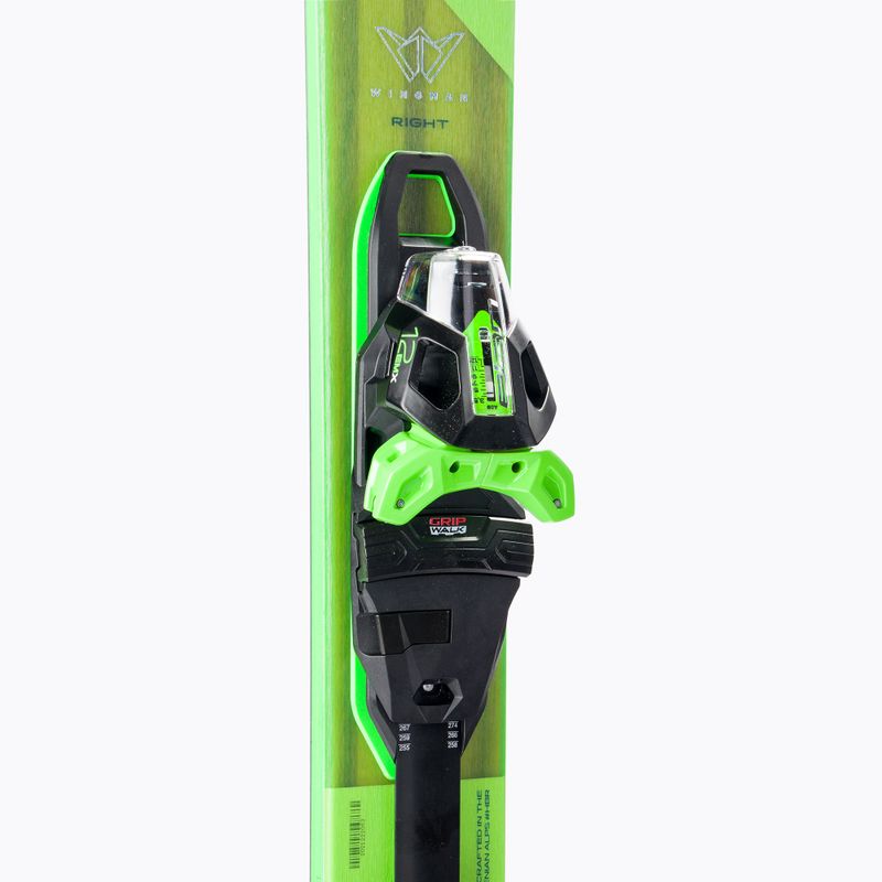 Elan Wingman 86 CTI Fusion grün + EMX 12 ABAHBR21 Abfahrtsski 7