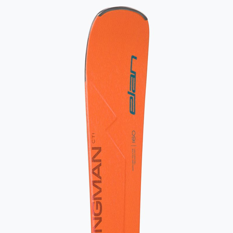Narty zjazdowe Elan Wingman 82 CTI Fusion + EMX 12 orange-blau ABBHBT21 8