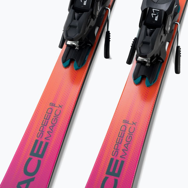 Abfahrtski Damen Elan Ace Speed Magic SLX PS W + Schnürung ELX 11.0 GW Shift 4