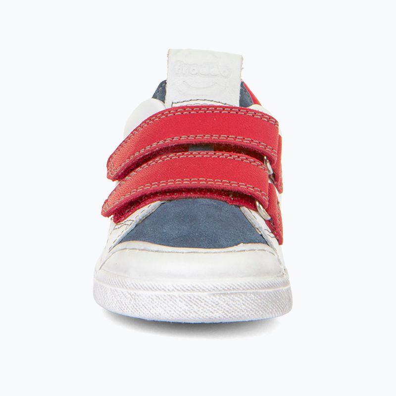 Barfuß-Kinderschuhe Froddo Rosario weiß/rot 11