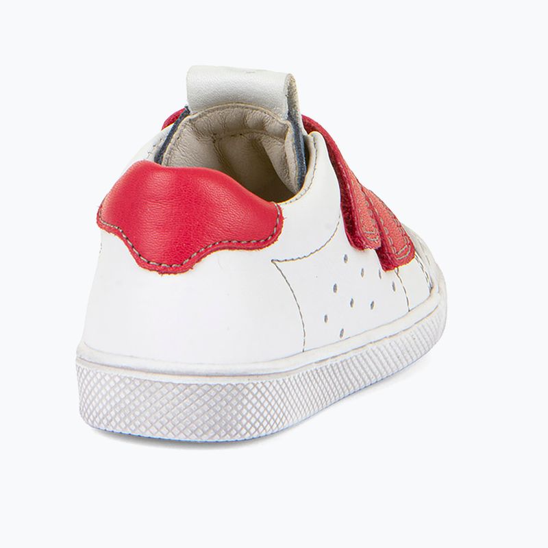 Barfuß-Kinderschuhe Froddo Rosario weiß/rot 12